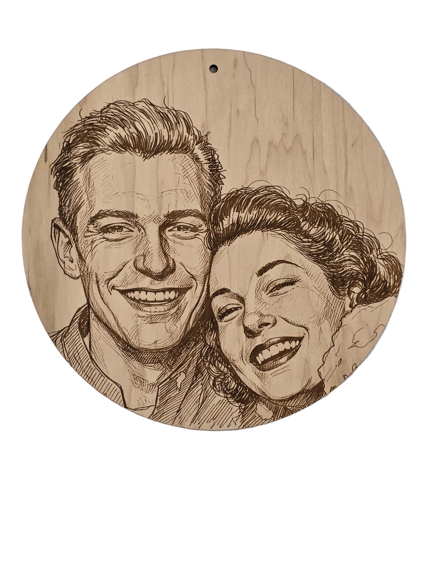 Photo Engraving Maple Ply