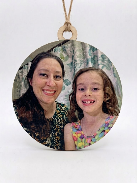 HD Color Photo Maple Wood Ornament Full Color **This is a pre-order item
