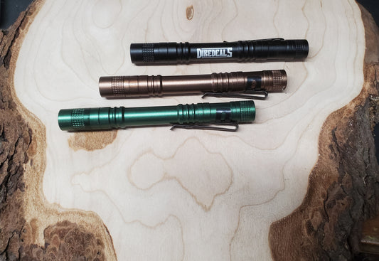 Personalized Anodized Aluminum Flashlight Pen Light