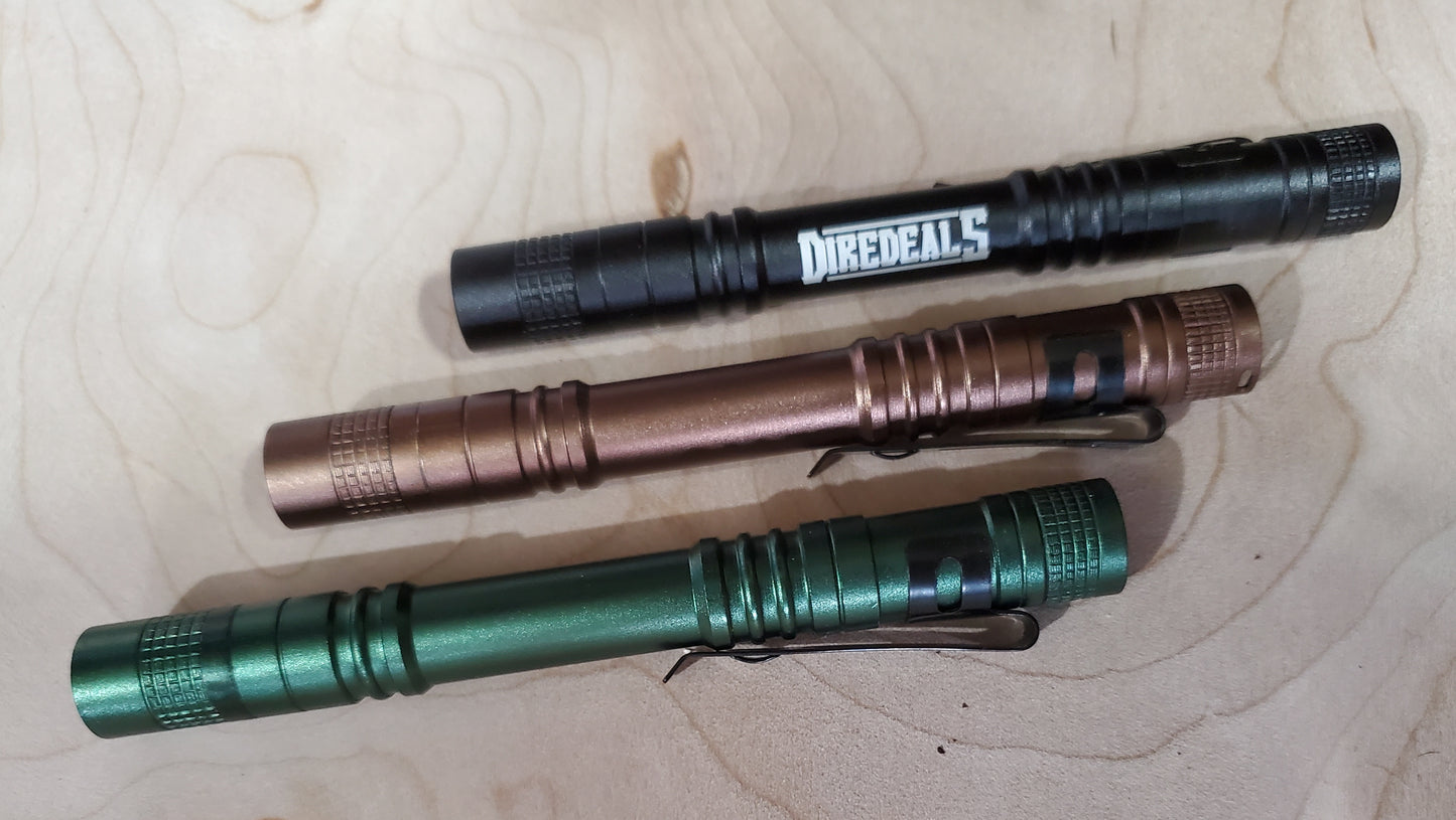 Personalized Anodized Aluminum Flashlight Pen Light