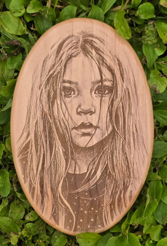 Photo Engraving Solid Maple