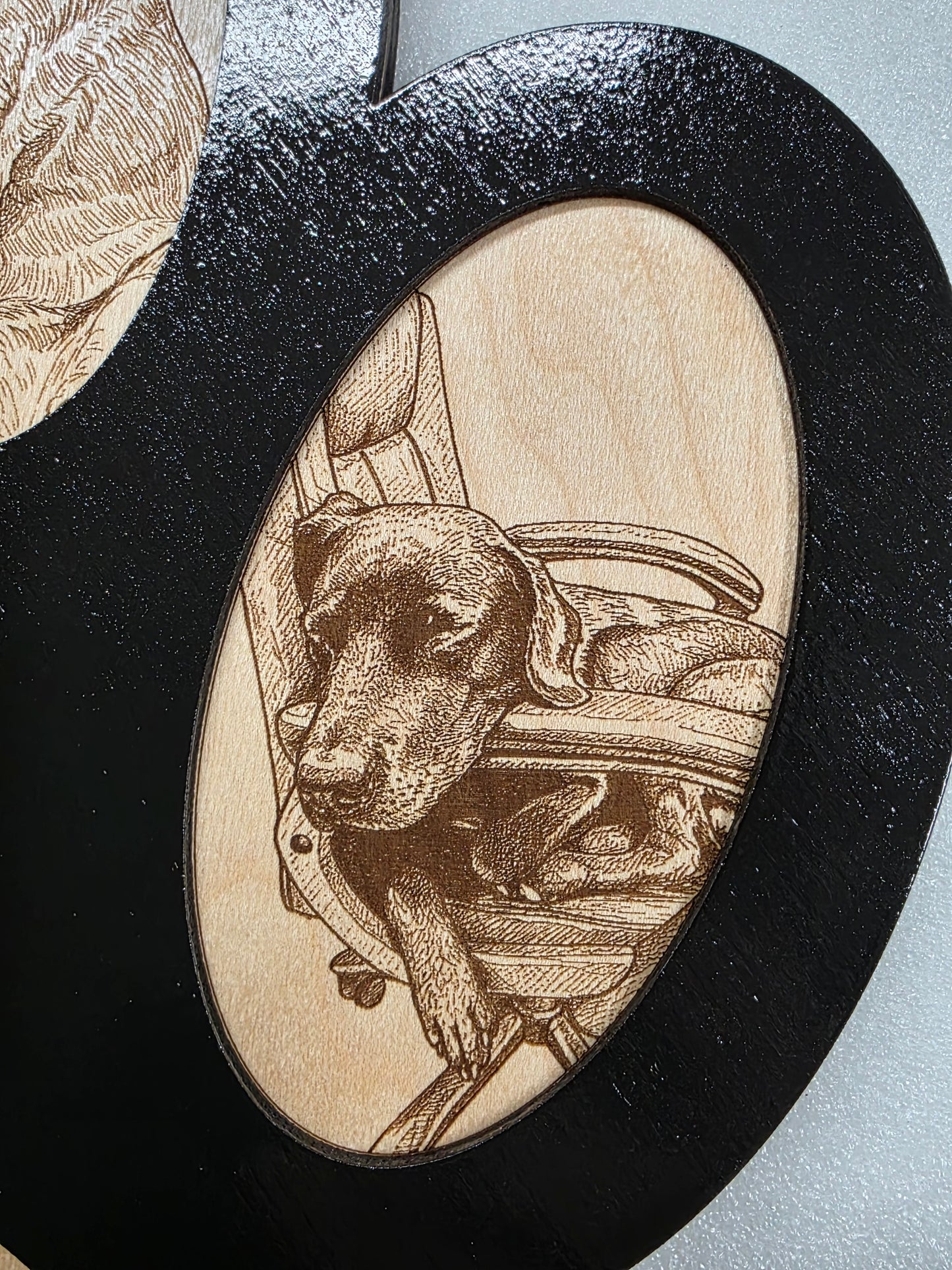 Photo Engraving Pet Memorial Paw Print