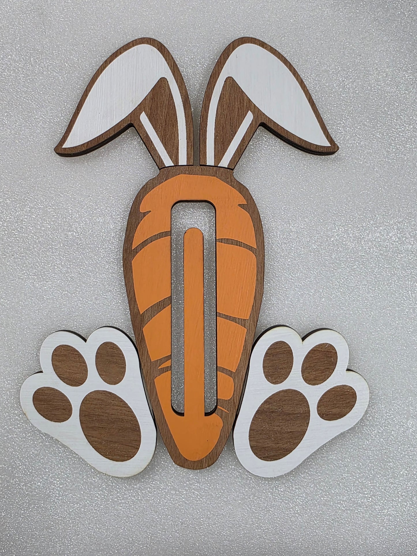 Personalized Easter Carrot Money Holder - Custom Wooden Bunny Ear Basket Stuffer - Kids Easter Gift